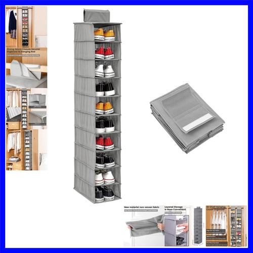 Durable shelf closet - 10-shelf,