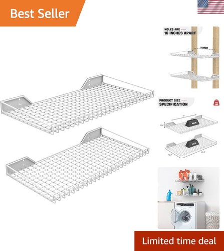 Sturdy metal floating - floating, shelves