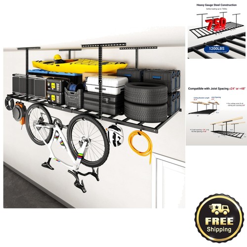 Versatile 4x8 black garage - versatile,